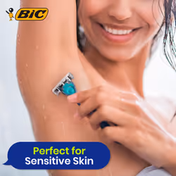 BIC Soleil Sensitive Razor Refills 4 Cartridges Aloe Vera Vitamin E