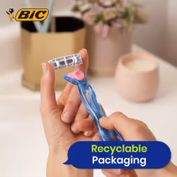 BIC Soleil Sensitive Razor Refills 4 Cartridges Aloe Vera Vitamin E - Additional view 5