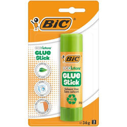 BIC Ecolutions Glue Stick Washable and Solvent Free 36g (Each) - 94872