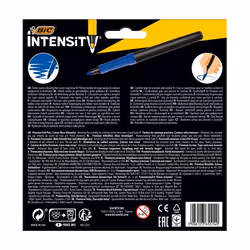 BIC Intensity Premium felt pen Fine Black, Blue, Green, Light Blue, Orange, Purple, Red, Vanilla colour, Violet, White, Yellow
