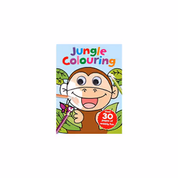Kids 57 Piece Colouring Set: 18 Colouring Pencils, 18 Felt Tip Pens, 18 Wax-Free Crayons, and 3 Colouring Books