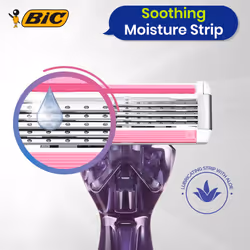 BIC Soleil Click 5 Razor Refills Aloe Vera Vitamin E Pack of 8