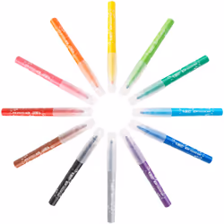Kids Colouring Kit for Children Under 5 with Evolution ECOlutions Triangle Colouring Pencils, Kid Baby-Coloured Pens and Plastidecor Triangle, Pack of