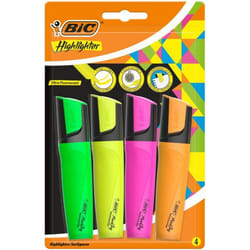 BIC Marking Highlighter Chisel Tip Assorted Pack of 4