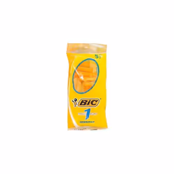 BIC 1 DISPOSABLE RAZORS NORMAL 5 PACK - 5 PCS