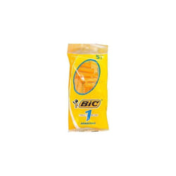 BIC 1 DISPOSABLE RAZORS NORMAL 5 PACK - 5 PCS