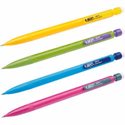BIC Matic Fun 0.7mm Mechanical Pencils - Assorted Colours, Box of 12 - Additional view 4