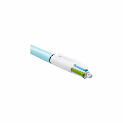4 Colours Fun Retractable Ballpoint Pens with Four Ink Colours and Medium Point 10 mm Pack of 3