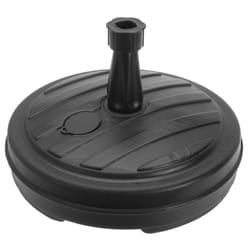 Large 13 Litre Grey Plastic Garden Parasol Base Umbrella Stand Sunshade Holder
