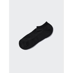 Uniqlo Japan Pile Mesh Short Socks - 09 BLACK/2729