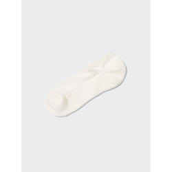 Uniqlo Japan Pile Mesh Short Socks - 00 WHITE/2527