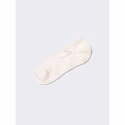 Uniqlo Japan Pile Mesh Short Socks - 00 WHITE/2729