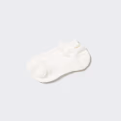 Uniqlo Japan Pile Mesh Short Socks - 00 WHITE/2729