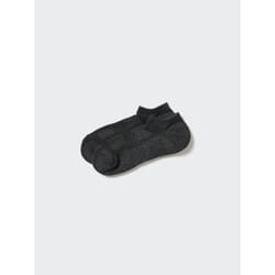 Uniqlo Japan Pile Mesh Short Socks - 08 DARK GRAY/2729