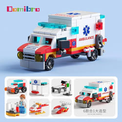 Engineering Truck Building Blocks Educational Toys Car Block Toy for Kids Boys Girls Gifts - Rescue Team-122Pcs