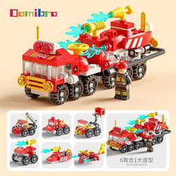 Engineering Truck Building Blocks Educational Toys Car Block Toy for Kids Boys Girls Gifts - Fire Fighting-134Pcs