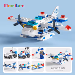 Engineering Truck Building Blocks Educational Toys Car Block Toy for Kids Boys Girls Gifts - Police Force-137Pcs