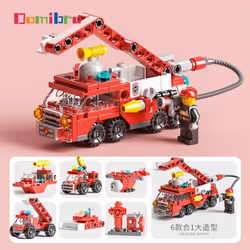 Engineering Truck Building Blocks Educational Toys Car Block Toy for Kids Boys Girls Gifts - FireTruck-142Pcs