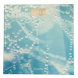 Terraillon Electronic Bathroom Scales Digital Slim Glass Water Design 160KG