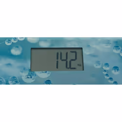 Terraillon Electronic Bathroom Scales Digital Slim Glass Water Design 160KG