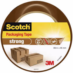 Scotch 4501B6648 66 m x 48 mm Strong Packaging Tape - Brown