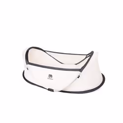 Deryan Infant baby travel bed Cream