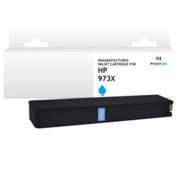 PrintMate HP 973X. remanufactured ink cartridge. Cyan 8500p