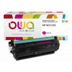 Armor OWA HP W2123X (WITHOUT TONER MANAGEMENT) - REMANUFACTURED TONER - HIGH CAPACITY - MAGENTA - MAGENTA