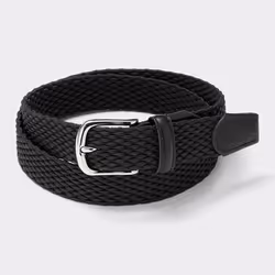 Gu By Uniqlo Stretch Mesh Belt - 09 BLACK/M