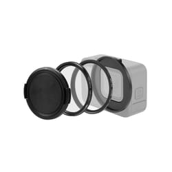PULUZ 52mm CPL + UV Lens Filter with Adapter Ring for GoPro HERO12 Black /11 Black /11 Black Mini /10 Black /9 Black