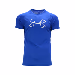 , M) UNDER ARMOUR Dri-Fit Mens T Shirts Quick Dry Sport - Blue (Tattoo