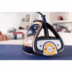 Tefal FV9865E0 iron Dry & Steam iron Durilium Autoclean soleplate 3000 W Black, Gold - Additional view 4