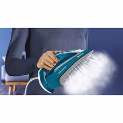 Tefal EasyGliss Plus FV5737 Dry & Steam iron Durilium soleplate 2500 W Turquoise, White - Additional view 5