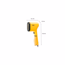 Pure Pop Compact & Perfect for travel, Handheld Clothes Steamer, 70ml Water Tank, Sunshine Yellow, DT2026