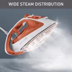 Tefal Easygliss Eco Steam Iron, Up to 30% energy saving, Eco Design, 2800W, 260g/min Steam Boost, FV5782