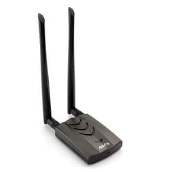 Alfa Long-Range Dual-Band AC1200 Wireless USB 3.0 Type-C Wi-Fi Adapter w/2x 5dBi External Antennas - 2.4GHz 300Mbps/5GHz 867Mbps - 802.11ac & A, B, G