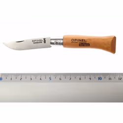 Opinel No.4 Non-Locking Knife | 5cm Carbon Steel Blade