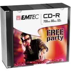 Emtec ECOC801052SL blank CD CD-R 700 MB 52x 10 pc(s)