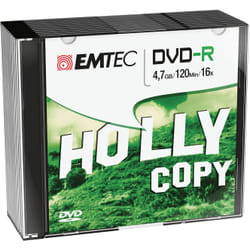 Emtec ECOVR471016SL blank DVD 4.7 GB DVD-R 10 pc(s)
