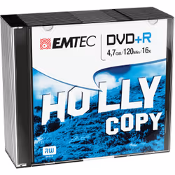 Emtec ECOVPR471016SL, DVD+R, Slimcase, 10 pc(s), 4.7 GB
