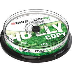 Emtec ECOVRW47104CB blank DVD 4.7 GB DVD-RW 10 pc(s)