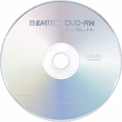 Emtec ECOVRW47104CB blank DVD 4.7 GB DVD-RW 10 pc(s)