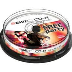 Emtec 52x, 10 pack CD-R 700 MB 10 pc(s)