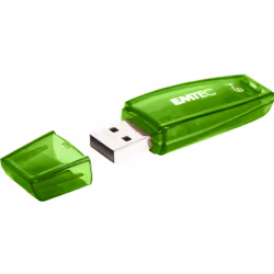 Emtec 64 GB, 64 GB, USB Type-A, 2.0, 15 MB/s, Cap, Green