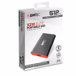 Emtec X210 Elite 512 GB USB Type-C 3.2 Gen 2 (3.1 Gen 2) Black - Additional view 4