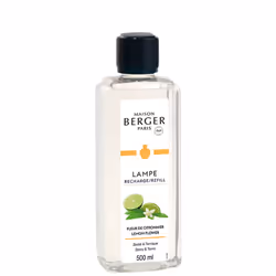 Maison Berger Paris Lemon Flower Lampe Berger Refill, Bottle, liquid, Lemon, Translucent, 500 ml, Lampe Berger