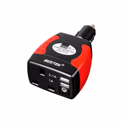 BESTEK MRI1513U-UK PLUG 150 W Power Inverter Car Laptop Charger DC 12V to AC 230V 240V Converter Adapter with 3-Pin Plug and  ...
