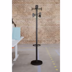 Alba PMSTAN3 N coat rack Floorstanding 8 hook(s) Black - Additional view 7
