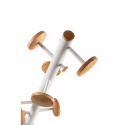 Alba PMMUSIC BC coat rack Floorstanding 6 hook(s) White - Additional view 4