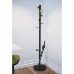 Alba PMMUSIC N coat rack Floorstanding 3 hook(s) Black